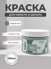 Акриловая меловая матовая краска MELOVE, №61 Серый мох, ProArt