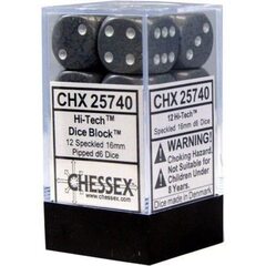 Chessex 12-D6 set (16mm) - Speckled Hi-Tech