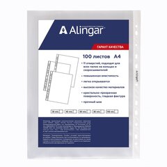 
          Папка-вкладыш с перфорацией Alingar, А4+ , 30 мкм, глянцевая