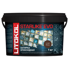 Затирка швов эпоксидная Litokol Starlike Evo S.240 Moka, 1 кг