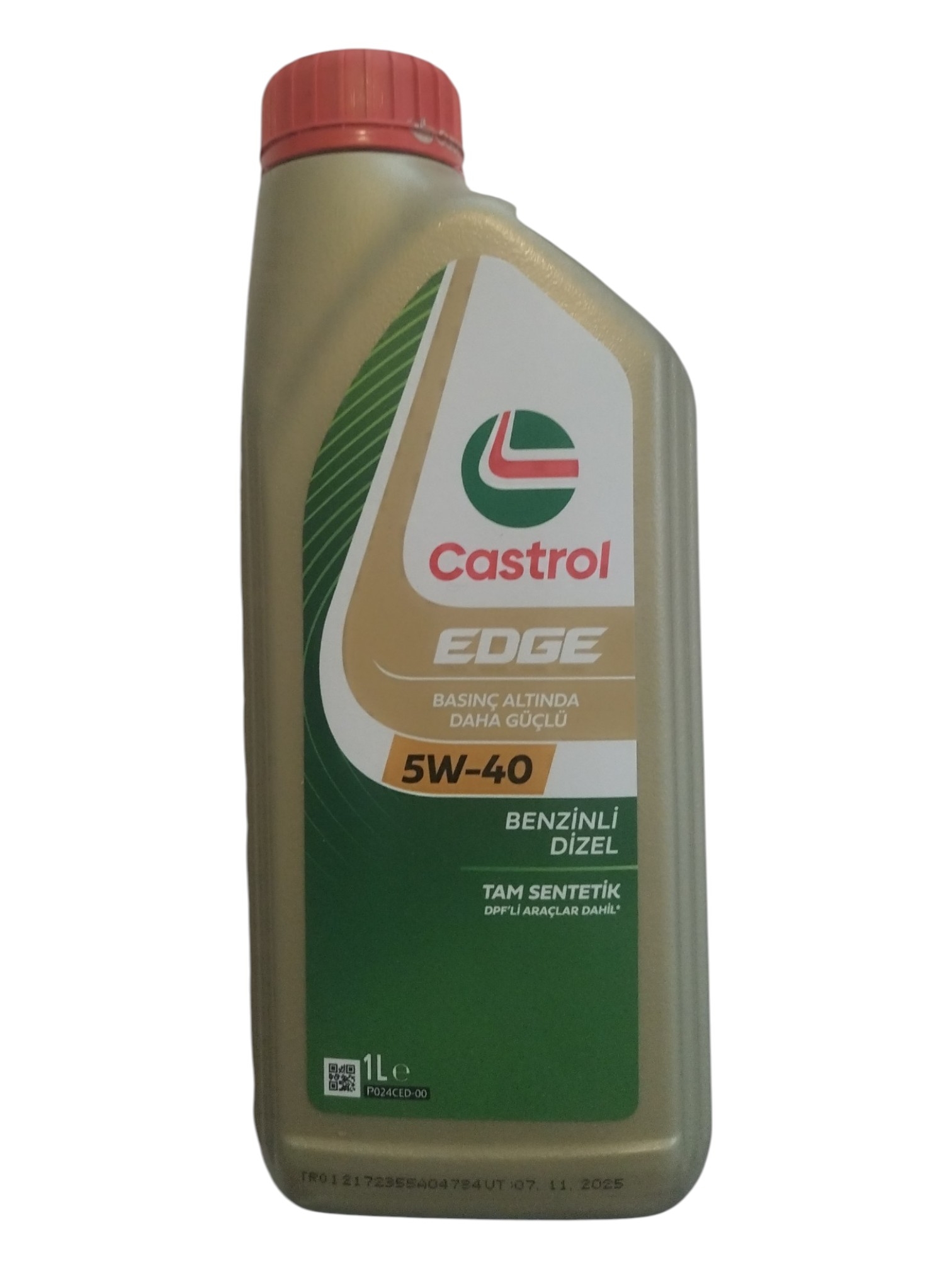 Масло моторное Castrol EDGE 5W40 синтетическое 1 л