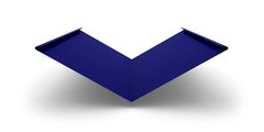 Планка ендовы толщиной 0,45 мм с покрытием Полиэстер 0,45мм, цвет RAL 5002 2м