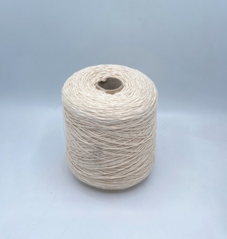 Бобинная пряжа (пр.Италия), art.Cotone, 350м/100 гр. 100%Хлопок, цвет-Слоновая кость , арт.34839
