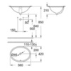 GROHE Bau 39423000 Раковина встраиваемая
