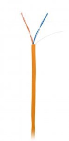 Кабель NETLAN U/UTP 2pair, Cat5, In, LSZH (EC-UU002-5-LSZH-OR) (305м.)