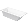 Duravit Vero 700132000000000 Ванна 1700х700 мм, акриловая, прямоугольная встраиваемая или с панелями, наклон спины справа ,цвет белый