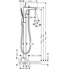 Hansgrohe PuraVida 15473000 Смеситель для ванны напольный