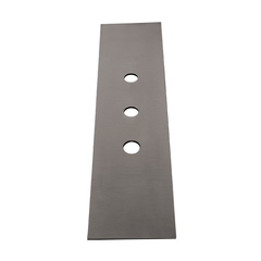 Gessi 316 54593#707 Пластина на 3 отверстия для монтажного бокса, цвет: brushed black metal pvd фото