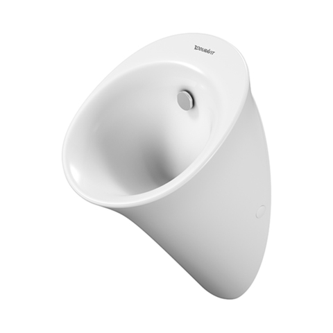 Duravit White Tulip 2817302000 Писсуар 320х340 мм., без смывного края, с вытяжкой, подача воды сзади, сток гориз., без "мушки",с HygieneGlaz, цвет белый