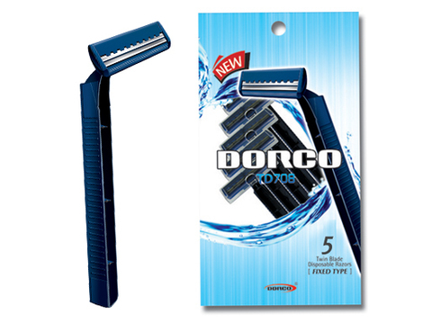 DORCO TD-708 одноразовые станки 10 шт. фиксированная головка с 2 лезвиями