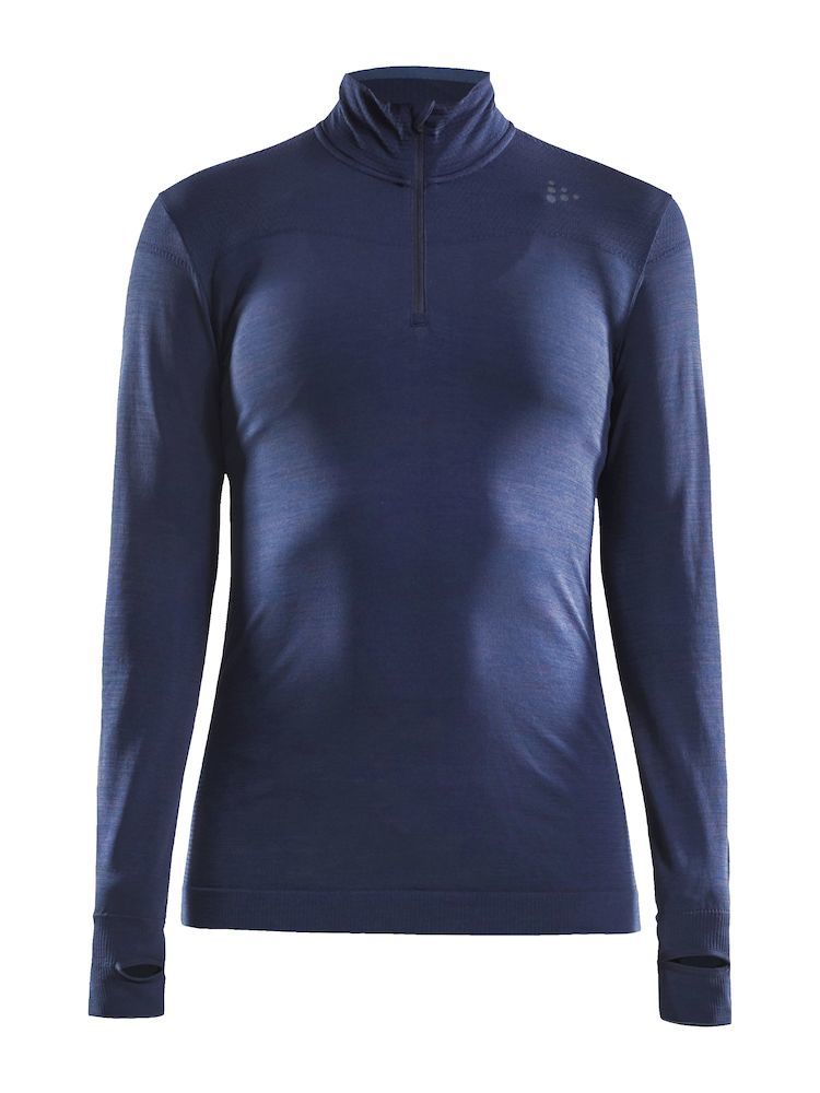 Craft Active Fuseknit Comfort терморубашка на молнии женская purple