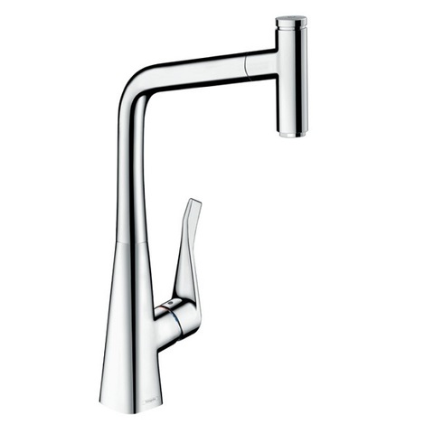 Hansgrohe Metris Select M71 14884000 Смеситель для кухни с выдвижным изливом и лейкой
