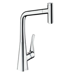 Hansgrohe Metris Select M71 14884000 Смеситель для кухни с выдвижным изливом и лейкой фото