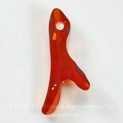 6791 Подвеска Сваровски Коралл Crystal Red Magma (25 мм) ()
