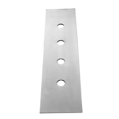 Gessi 316 54595#239 Пластина на 4 отверстия для монтажного бокса, цвет: steel brushed фото