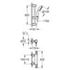 GROHE Grohtherm 800 34566001 Термостат с душевым гарнитуром