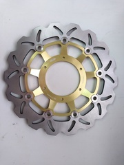 Передний тормозной диск ARASHI для Honda CBR 600 F4i 2001-2007 золотой / 1 диск
