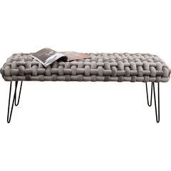 Скамья Weave Grey 128cm