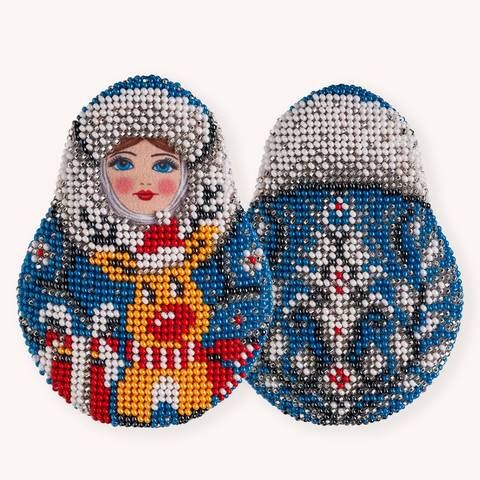 Снегурочка с оленем