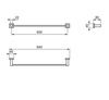 Ideal Standard Iom Square E2197AA Держатель полотенца 60 см