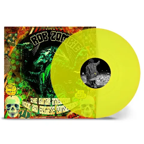 Виниловая пластинка Rob Zombie — The Lunar Injection Kool Aid Eclipse Conspiracy (Neon Yellow Vinyl)