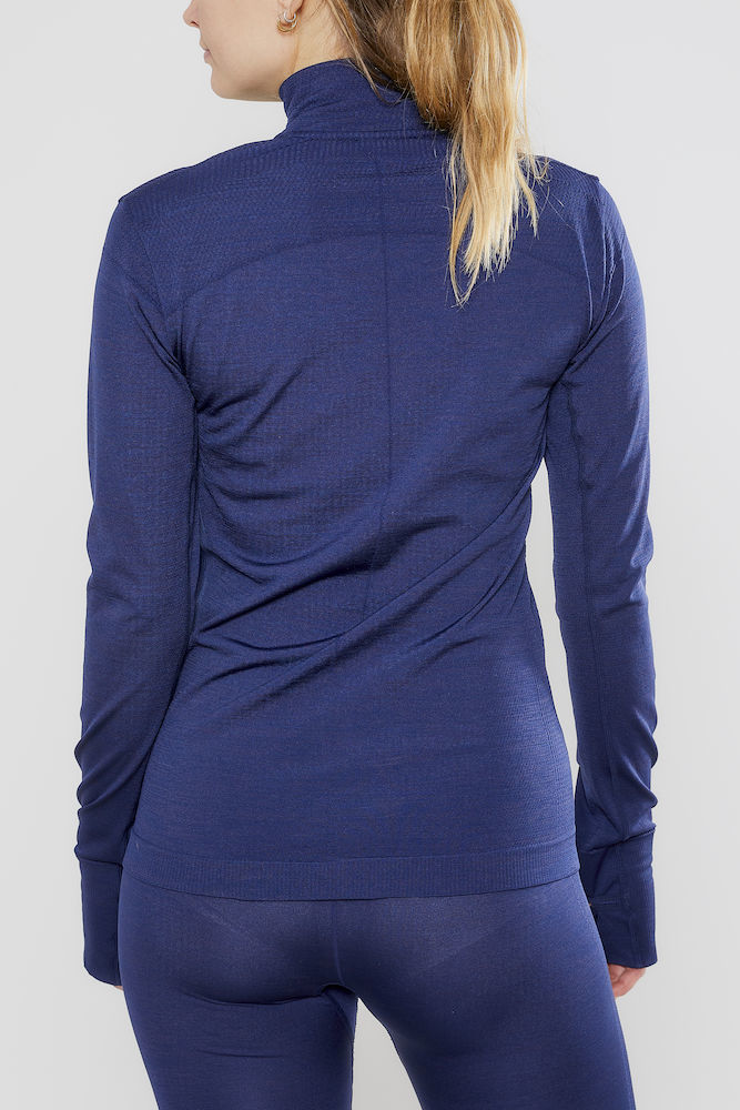 Craft Active Fuseknit Comfort терморубашка на молнии женская purple - 3