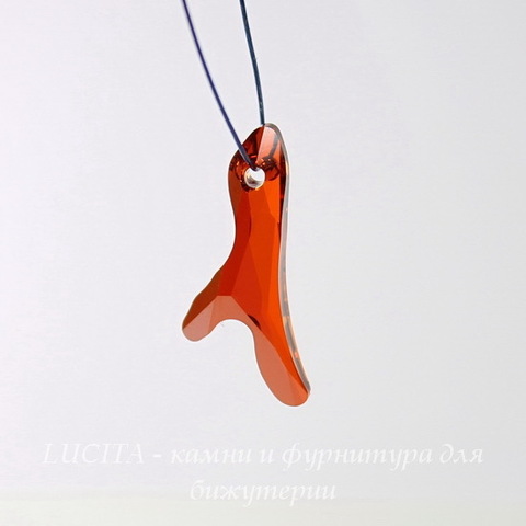 6791 Подвеска Сваровски Коралл Crystal Red Magma (25 мм) ()