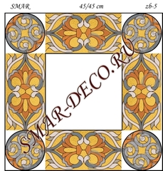Эскиз для росписи, Зеркало 45/45см, SMAR-zb-5