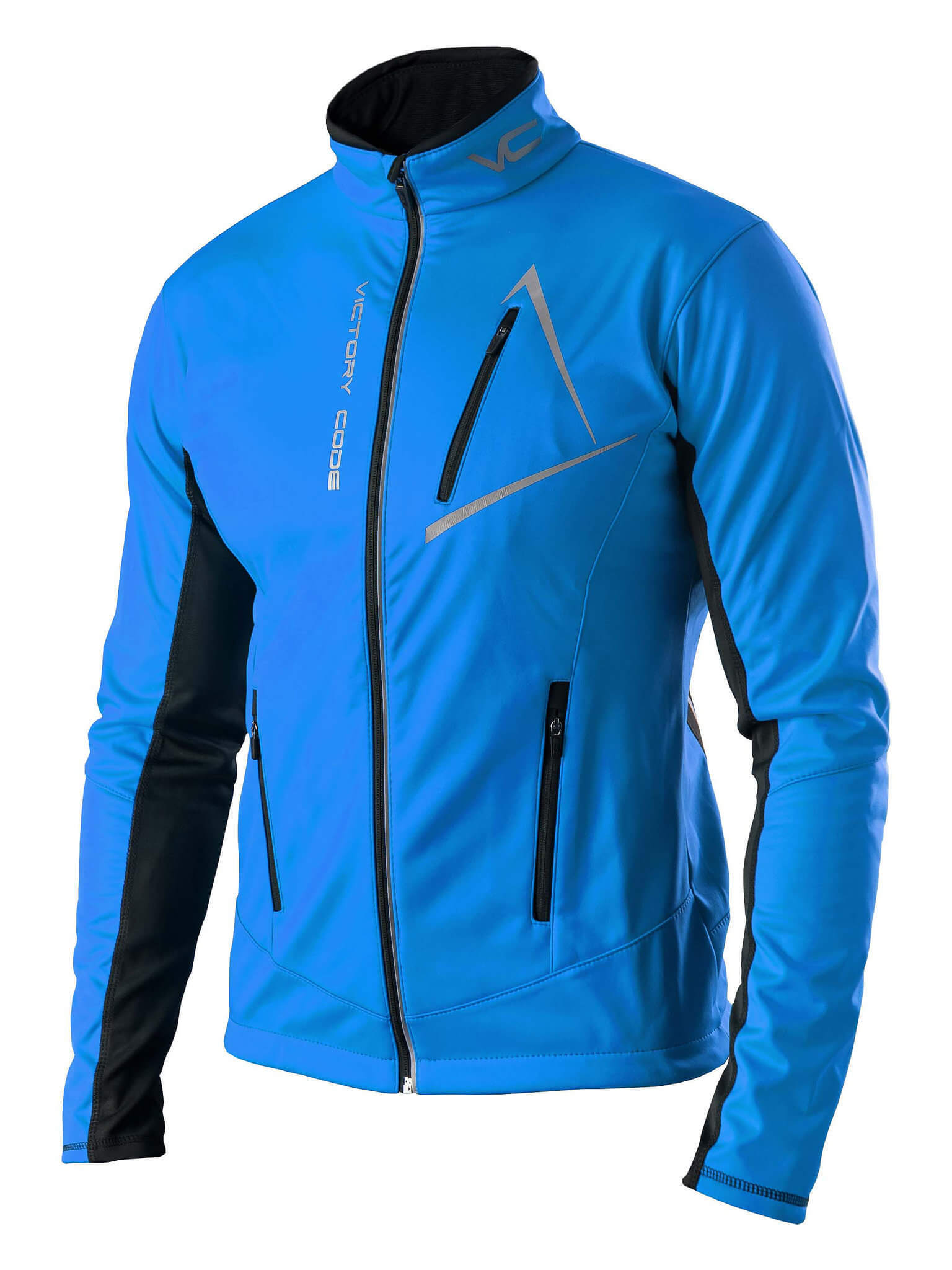 Victory Code Dynamic разминочный лыжный костюм с лямками blue-blue - 2
