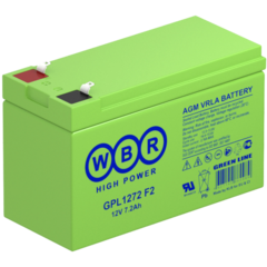Аккумулятор WBR GPL1272 F2 - AGM ( 12В / 7,2Ач )