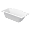 Duravit DuraStyle 700293000000000 Ванна 1600х700 мм,, прямоугольная, встраиваемая или версия с панелями и ножками, с наклоном для спины справа, цвет белый