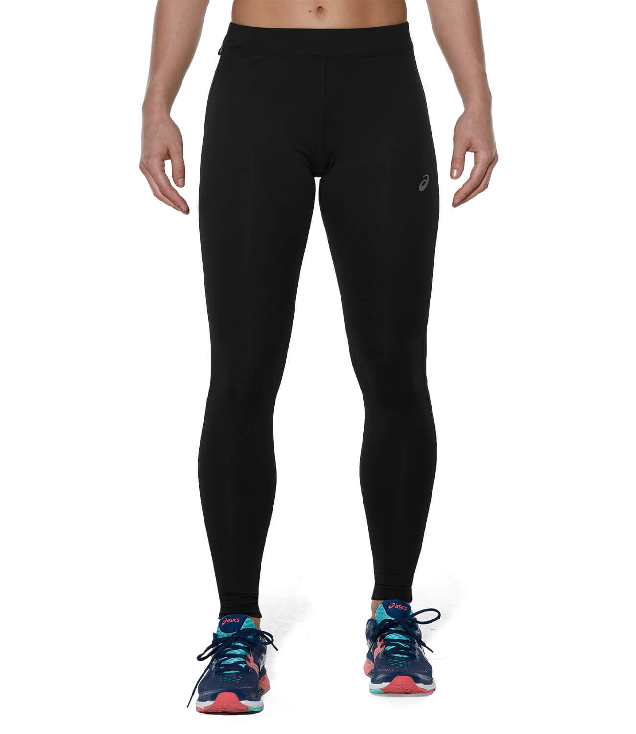 Тайтсы для бега женские Asics Tight черные