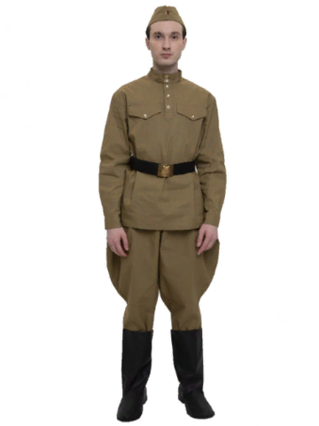 Военная форма мужская Солдат с брюками - галифе (диагональ)