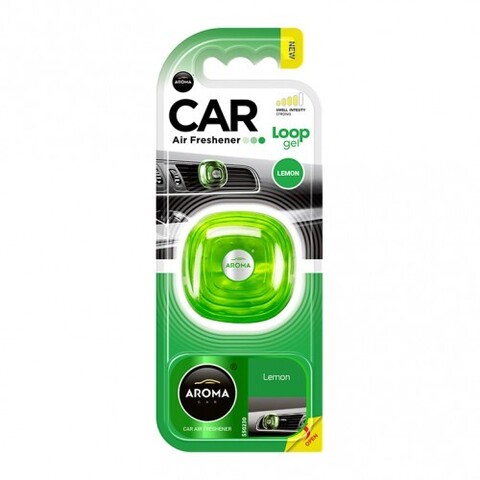 AROMA CAR Ароматизатор гелевый LOOP GEL Lemon