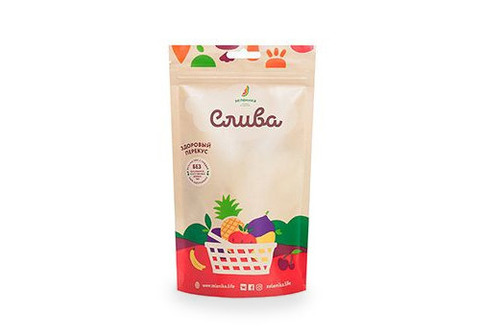 Здоровый фруктовый перекус из сливы, 20г