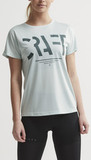 Футболка беговая Craft Eaze SS Logo Mesh Tee женская