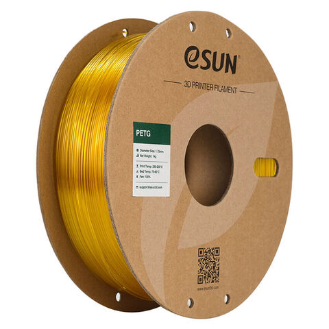 Катушка PETG-пластика ESUN 1.75 мм 1кг., желтая