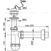 Alcaplast A42R Сифон для раковины
