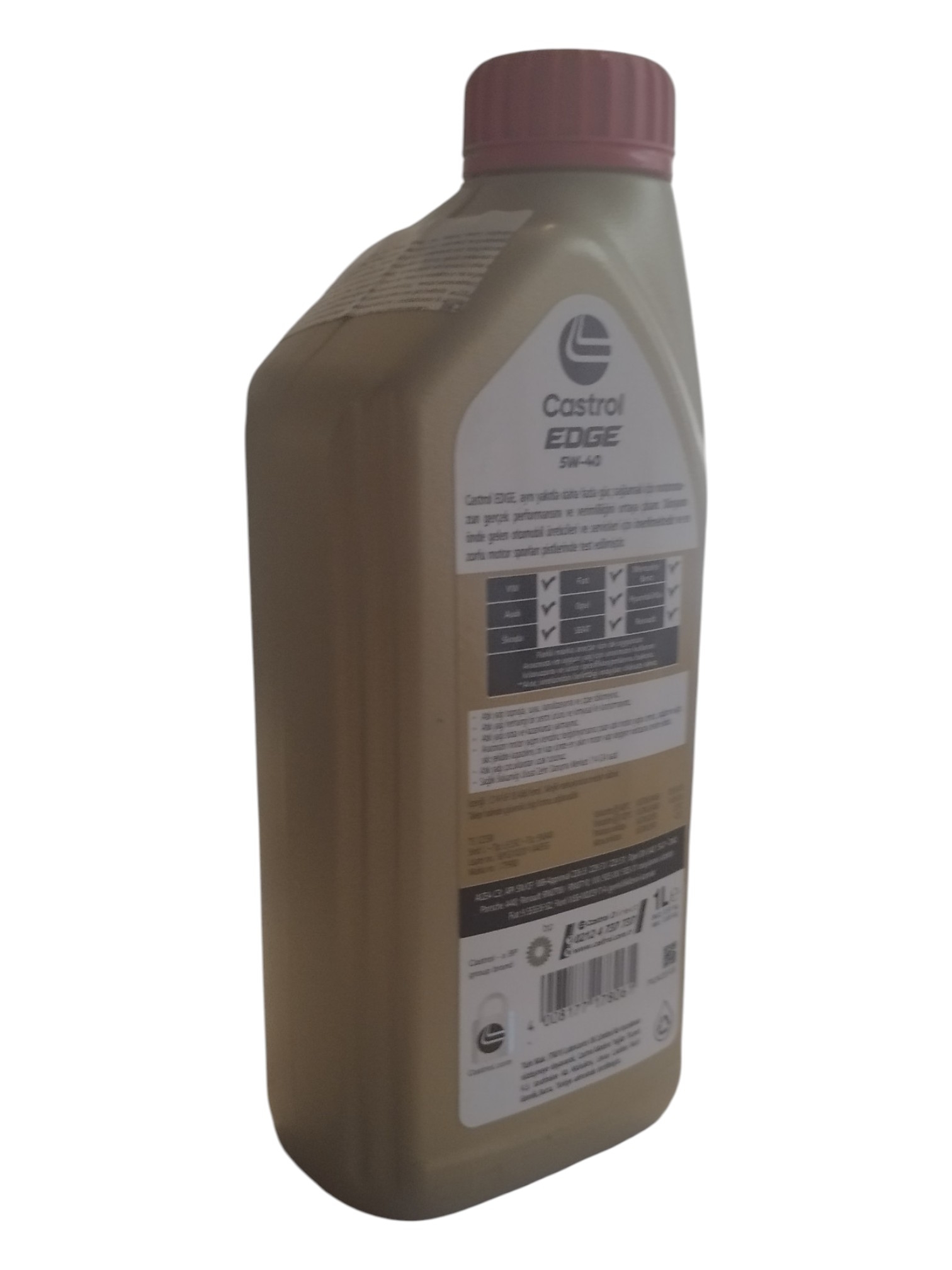 Масло моторное Castrol EDGE 5W40 синтетическое 1 л