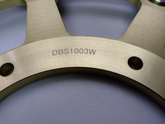 Передний тормозной диск ARASHI для Honda CBR 600 F4i 2001-2007 золотой / 1 диск