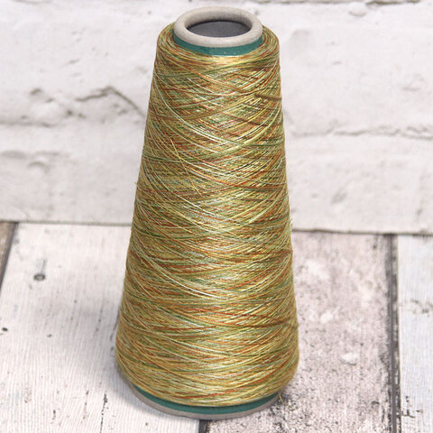Шелк малберри 2/120 желто-зеленый секционный