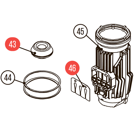 Цена на Комплект №5 для Hybest GSR40A / GFN3490 (блок цилиндра + кольца + демпфер + пластина)