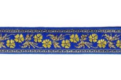 Тесьма жаккард с метанитом, с1857, рис.9007, ш. 2,2 см
