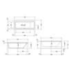 Duravit Vero 700134000000000 Ванна 1700х750 мм, акриловая, прямоугольная встраиваемая или с панелями, наклон спины справа ,цвет белый