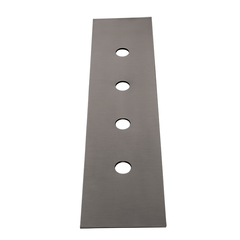 Gessi 316 54595#707 Пластина на 4 отверстия для монтажного бокса, цвет: brushed black metal pvd фото