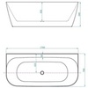 Allen Brau Priority 2.31003.21/PGM Акриловая ванна, 170x78, цвет: серый