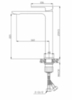 BelBagno Luce LUC-LMC-NERO-W0 Смеситель для накладной раковины, цвет: чёрный
