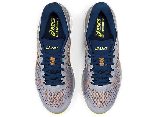 Asics Gel Cumulus 21  кроссовки для бега мужские серые - 5
