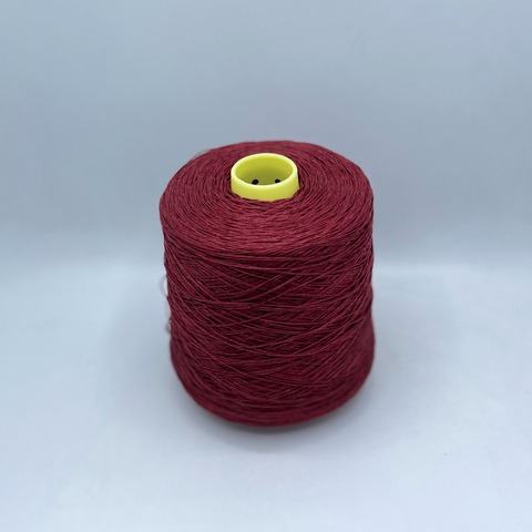 Бобинная пряжа (пр.Италия), art-Frescolino , 500м/100гр. 100% Лен цвет-Вишня, арт.30022