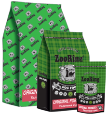 ZooRing Original Formula сухой корм для взрослых собак всех пород (телятина,рис) 2 кг